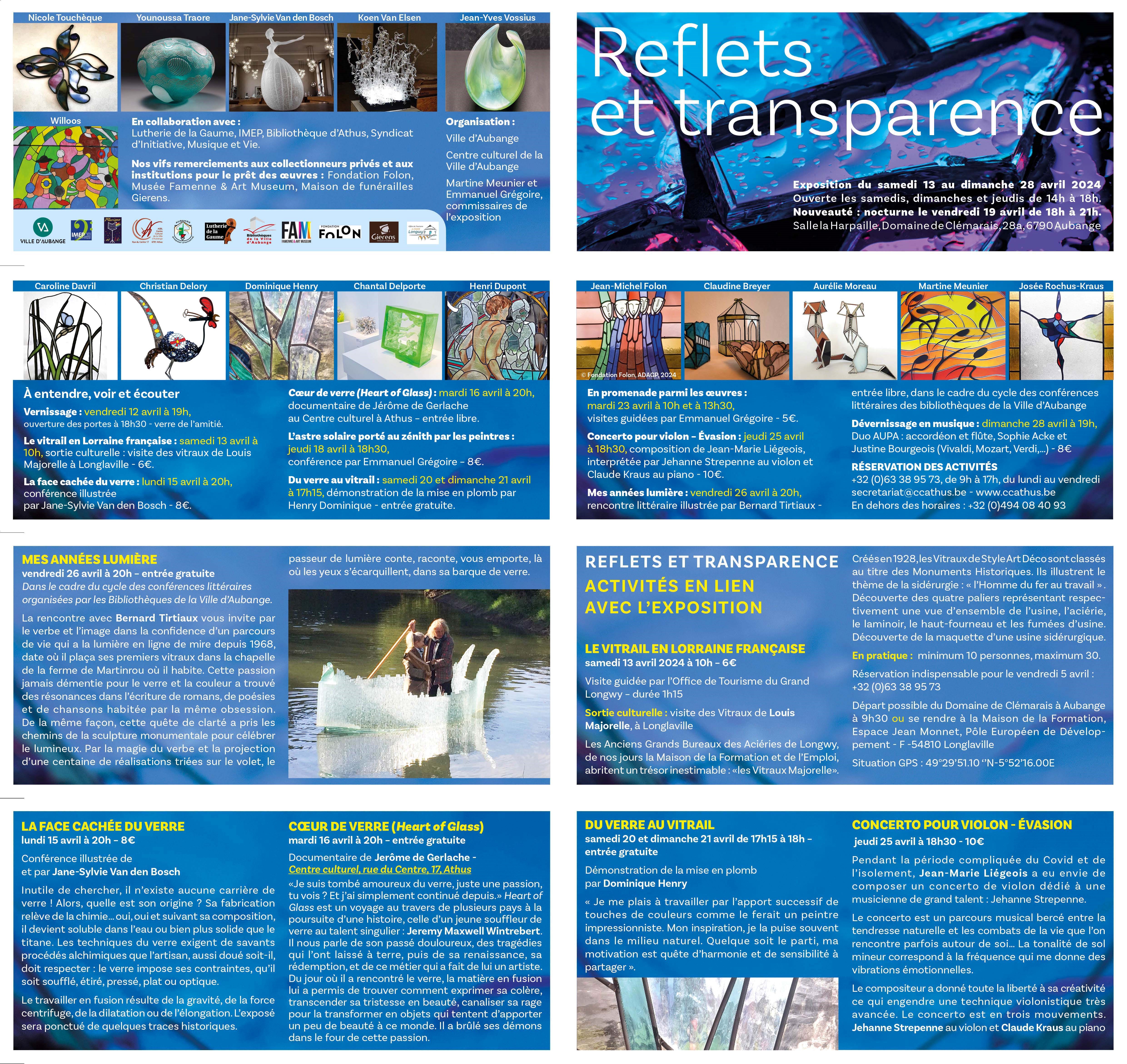 Expo Reflets et transparence